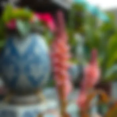 Acan Flowers in Handcrafted Art Acan flowers used in traditional crafts