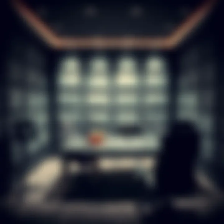 Acoustic paneling in a broadcast room for sound quality