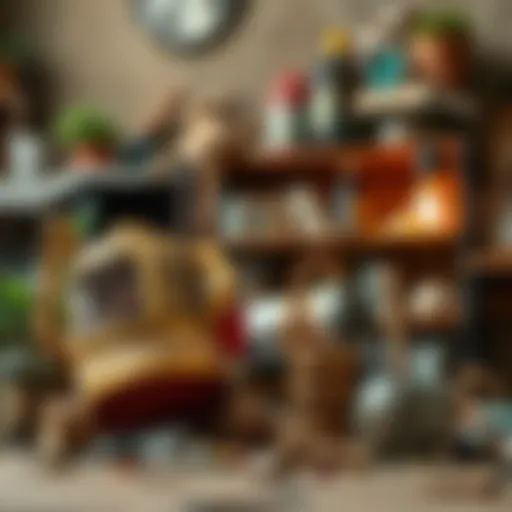 Creative transformation of waste into functional art pieces