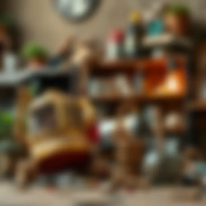 Creative transformation of waste into functional art pieces