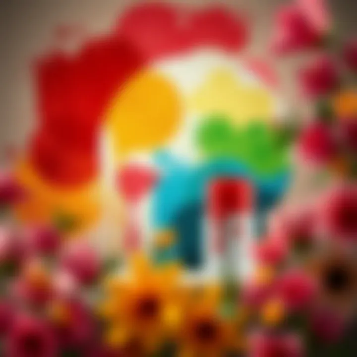 Artistic Expressions Through Color Aesthetic use of colors in art and design