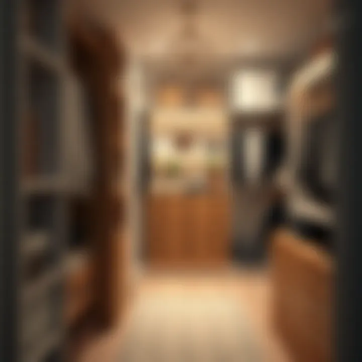 A beautifully organized custom closet with aesthetic appeal