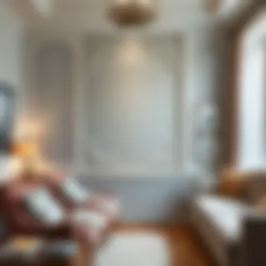 Stylish plaster wall features enhancing interior design