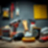 Tools and materials for drywall installation