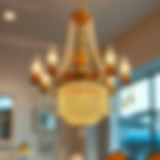 Elegant chandelier connection accessory