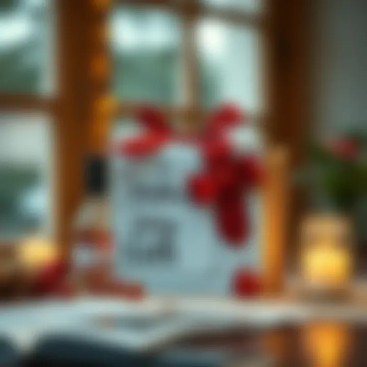 Thoughtful Father's Day Gift A thoughtful gift for Father's Day displayed elegantly