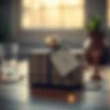 Thoughtful Gift for Father's Day A thoughtful gift wrapped beautifully for Father's Day