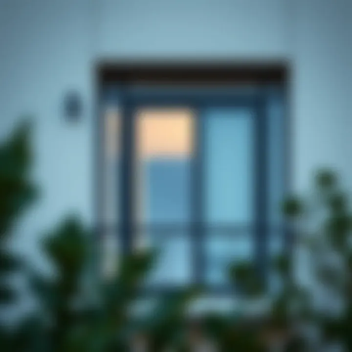 Elegant balcony window design showcasing modern architecture.