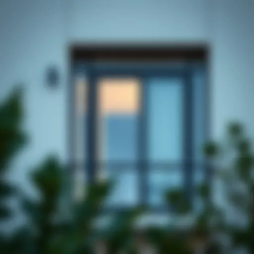 Modern Balcony Window Design Elegant balcony window design showcasing modern architecture.