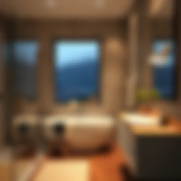 Innovative lighting techniques enhancing bathroom functionality