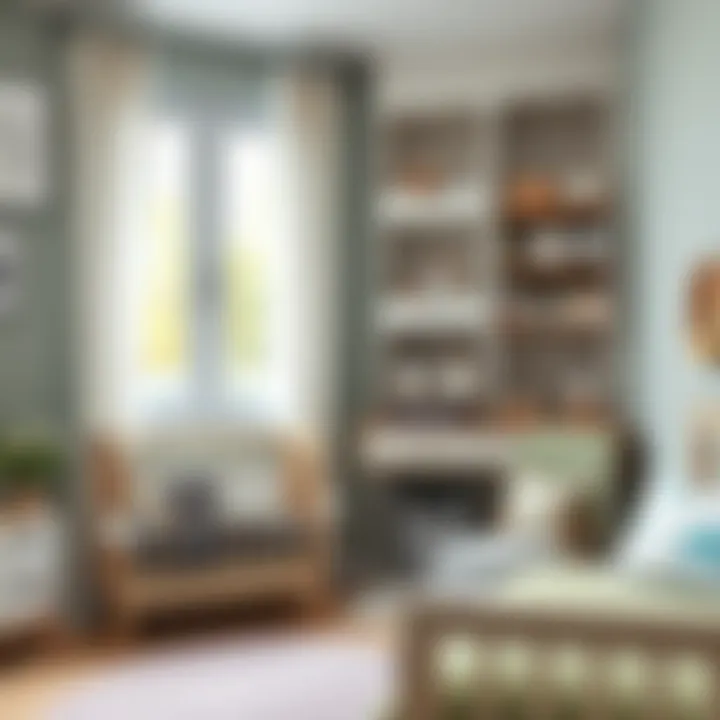 Innovative Nursery Storage Innovative storage solutions seamlessly integrated into nursery design