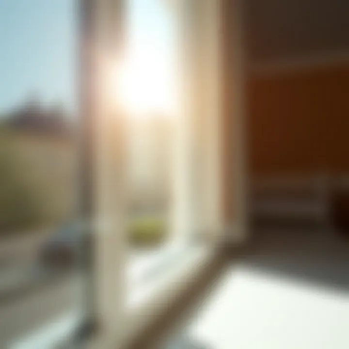 Pristine Window Reflection A pristine window gleaming in sunlight