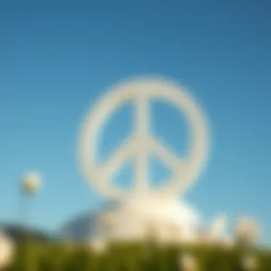 Symbol of Peace An artistic representation of white symbolizing peace and tranquility.