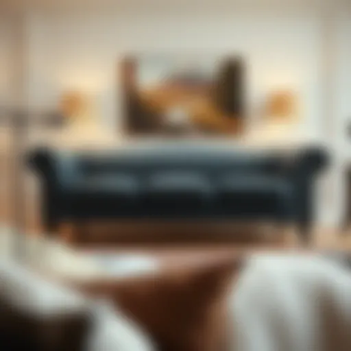 Elegant Chesterfield Sofa Elegant Chesterfield sofa in luxurious fabric