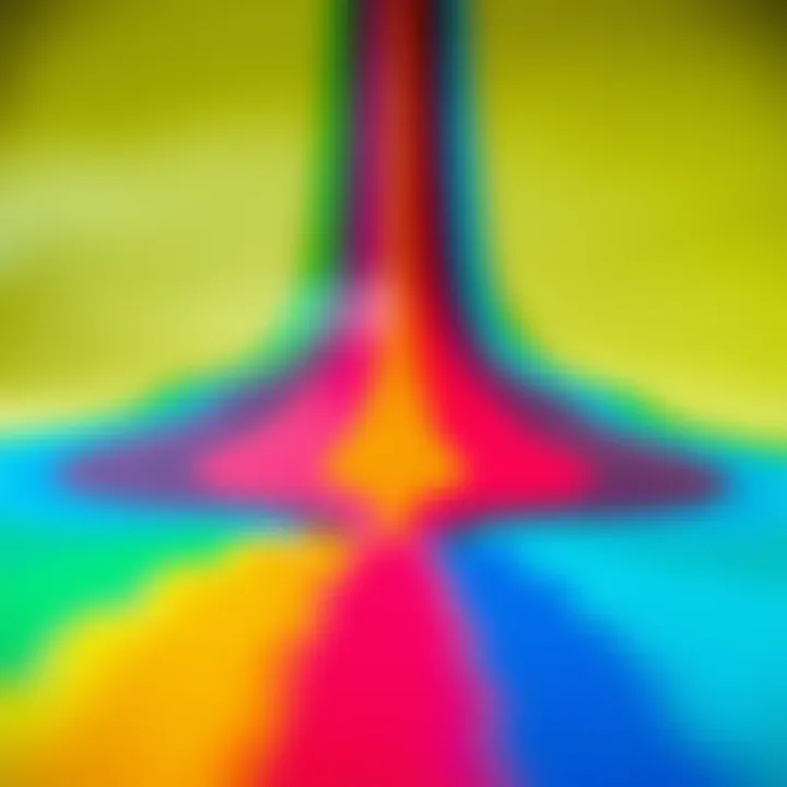 The Emotional Spectrum of Colors Vibrant colors representing emotions