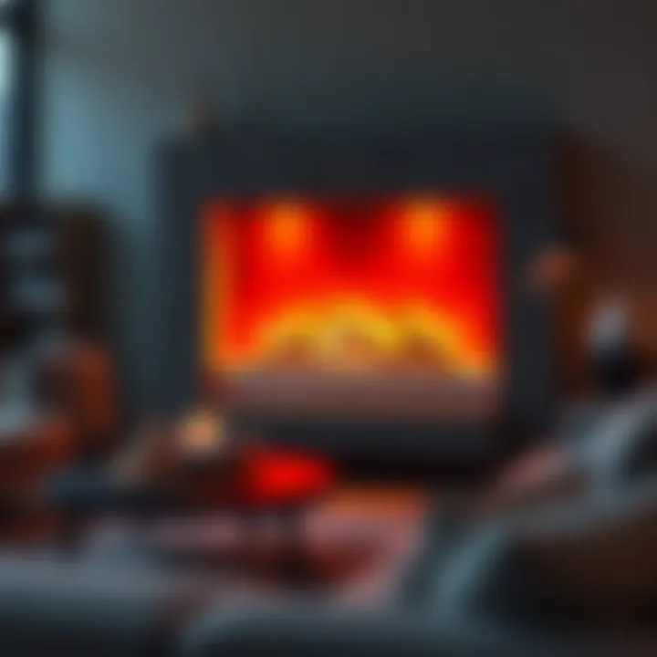 Creating Ambiance with Electric Fireplaces Cozy living space with electric fireplace ambiance