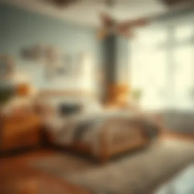 Chic furniture selection that defines personal style in a bedroom