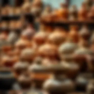 A collection of handmade pottery pieces