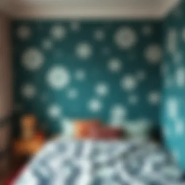 Charming Stenciling Techniques for Unique Decor Stenciling designs applied on a wall