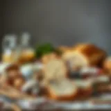 A selection of high-quality ingredients for bread making