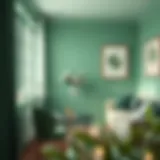 A harmonious color palette featuring emerald green with complementary shades.