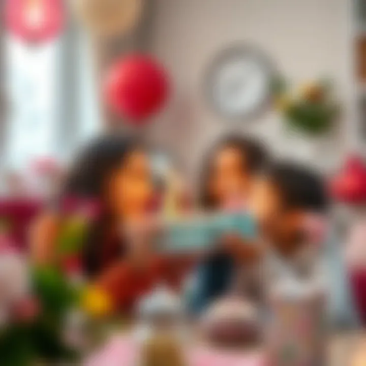 A happy moment shared with a special birthday surprise