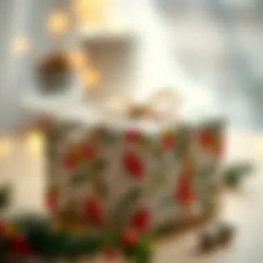 A beautifully wrapped gift with a personal touch