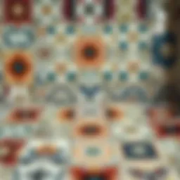 Vibrant transformation of old tiles into artistic masterpieces