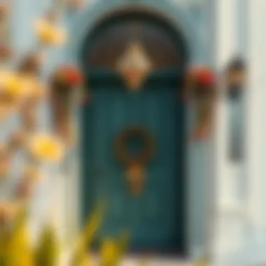 Elegant Etamin Door Decoration Elegant etamin door decoration template