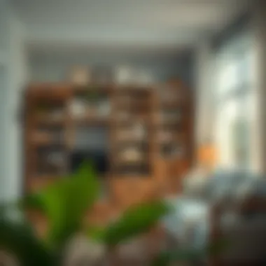 Creative storage solutions enhancing room functionality