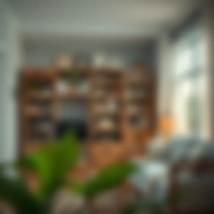 Creative storage solutions enhancing room functionality