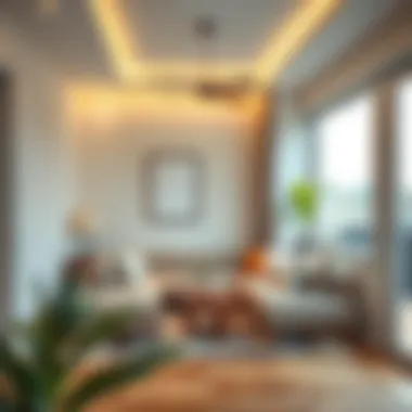 Minimalist home decor emphasizing space efficiency