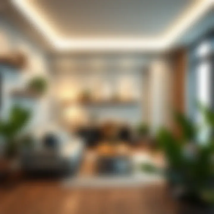 A well-organized living space showcasing functional design