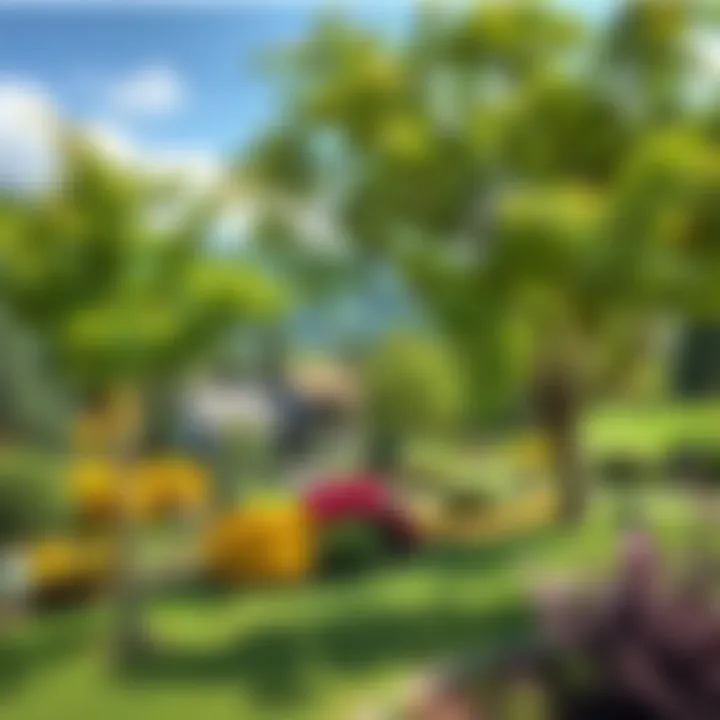 Transformed Landscape A vibrant landscape transformed by tree planting