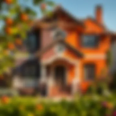 Comparison of warm and cool colors for house exteriors