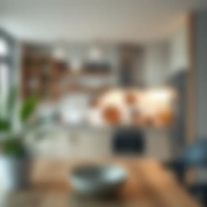 Functional decor elements in a stylish kitchen