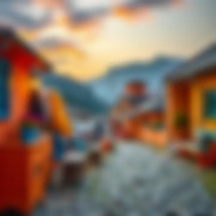 A comparative study of different color schemes used in various geographical contexts