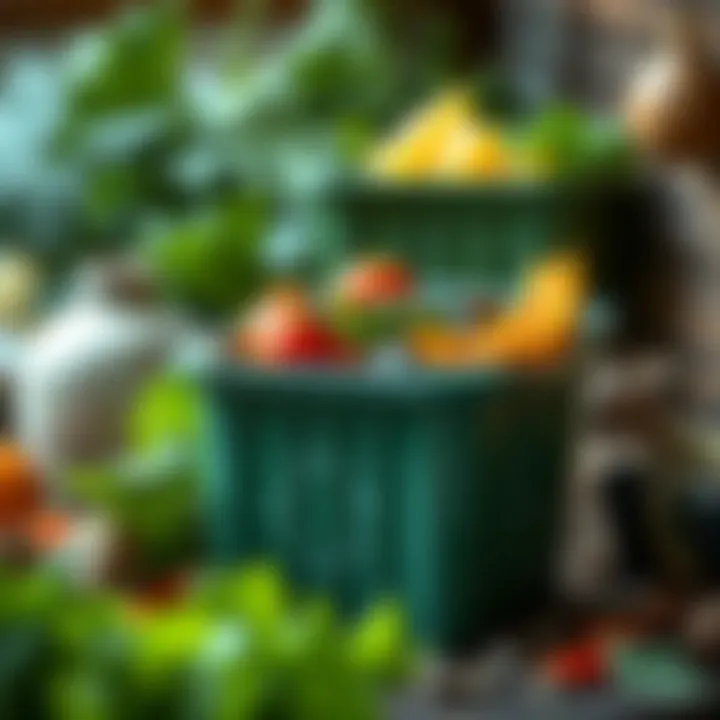 Recycling kitchen waste for composting