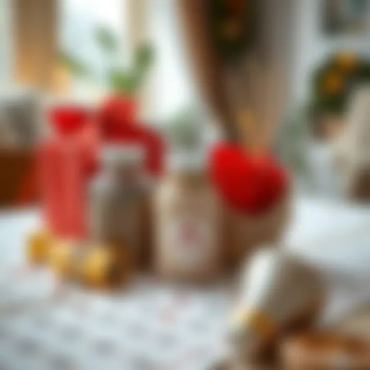 Thoughtfully arranged gift items for a memorable surprise