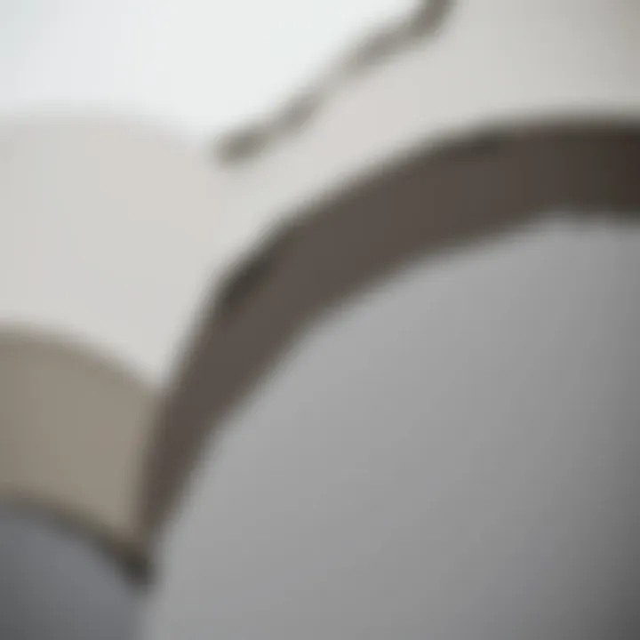 Close-up of Various Gray Paint Samples Close-up of various gray paint samples