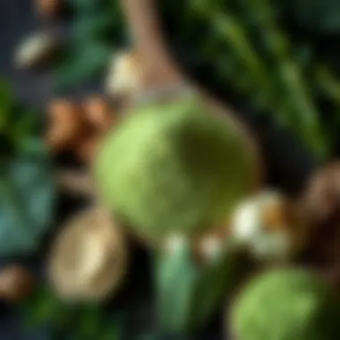 Natural Color Sources for Light Green Natural ingredients used to create light green color pigments