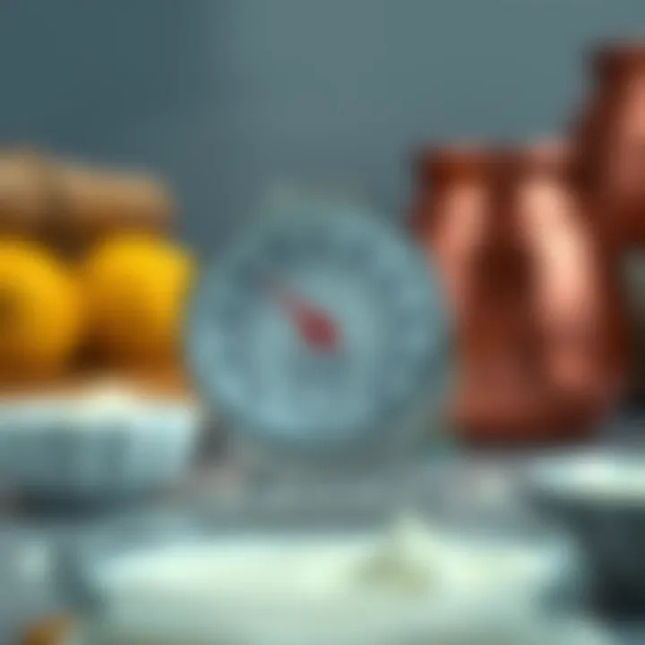 Temperature Precision: Key to Perfect Yogurt Thermometer measuring the ideal temperature for yogurt making