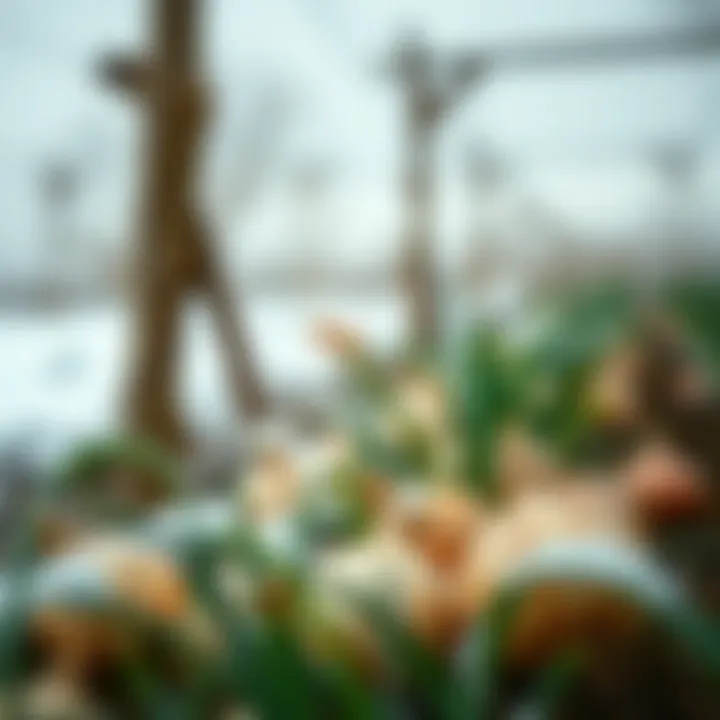 Ideal climate conditions for winter onion farming