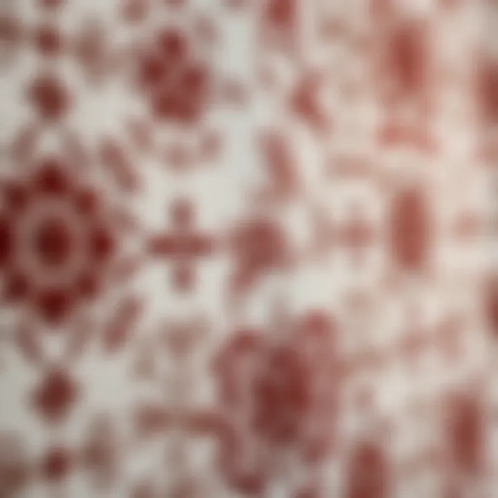 Discover the Detail in Koçtaş Designs Close-up of intricate wallpaper patterns