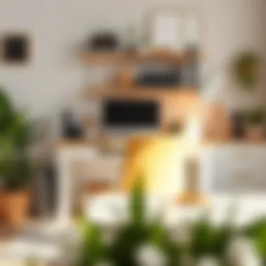 Home office setup utilizing Koçtaş supplies