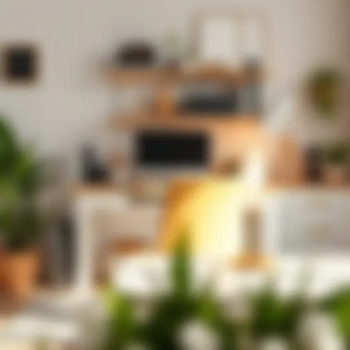 Home office setup utilizing Koçtaş supplies