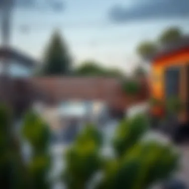 Outdoor space designed with Koçtaş furnishings