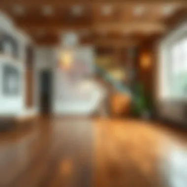 Transformation of Wooden Flooring Before and after comparison of polished floor