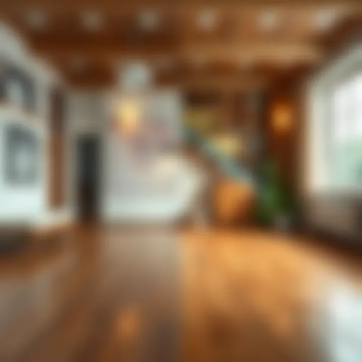 Transformation of Wooden Flooring Before and after comparison of polished floor