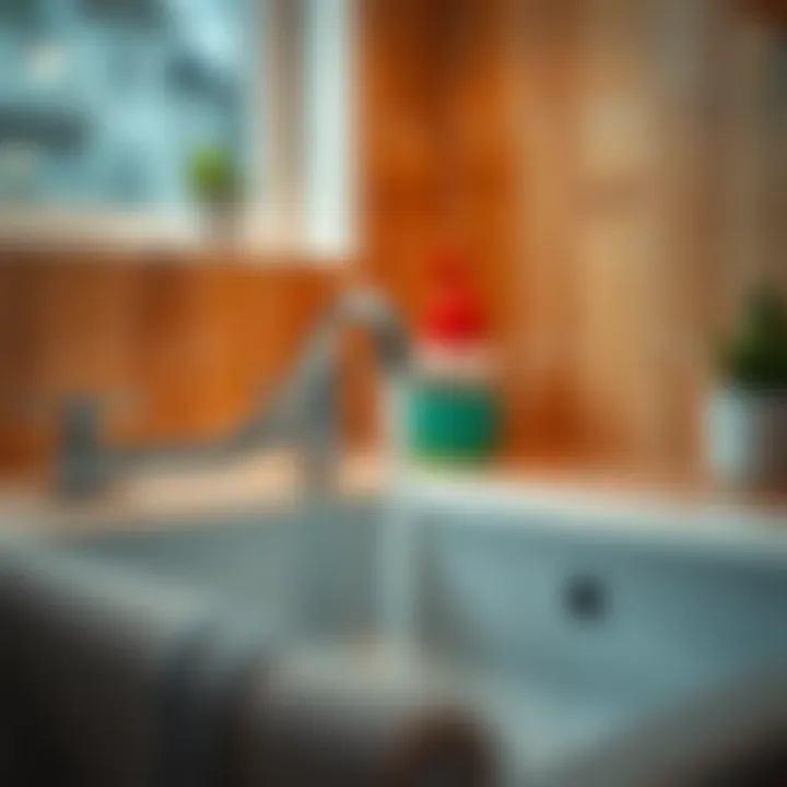 Illustration of common causes of sink blockage